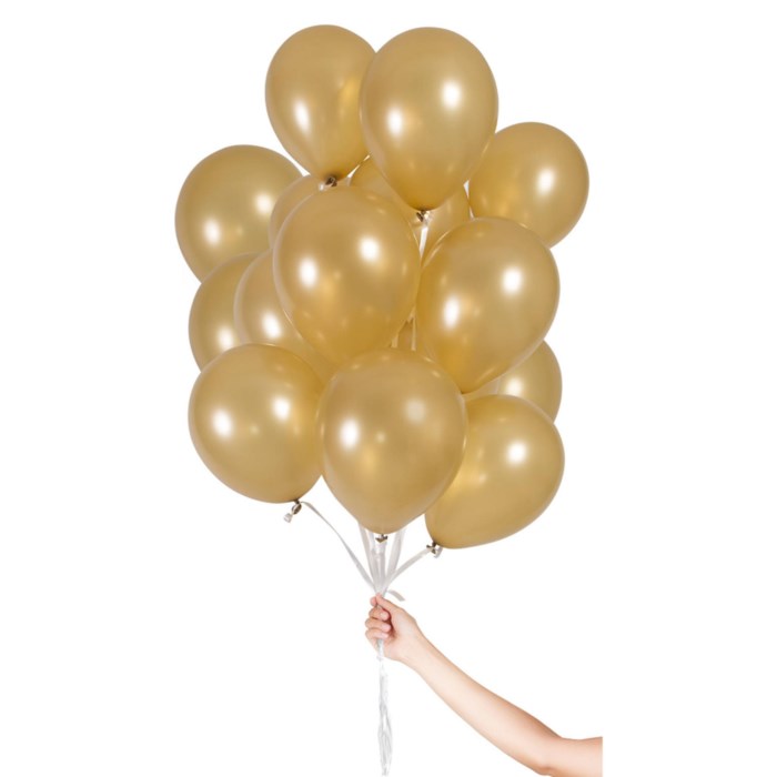 Ballonger 30-pack Guld