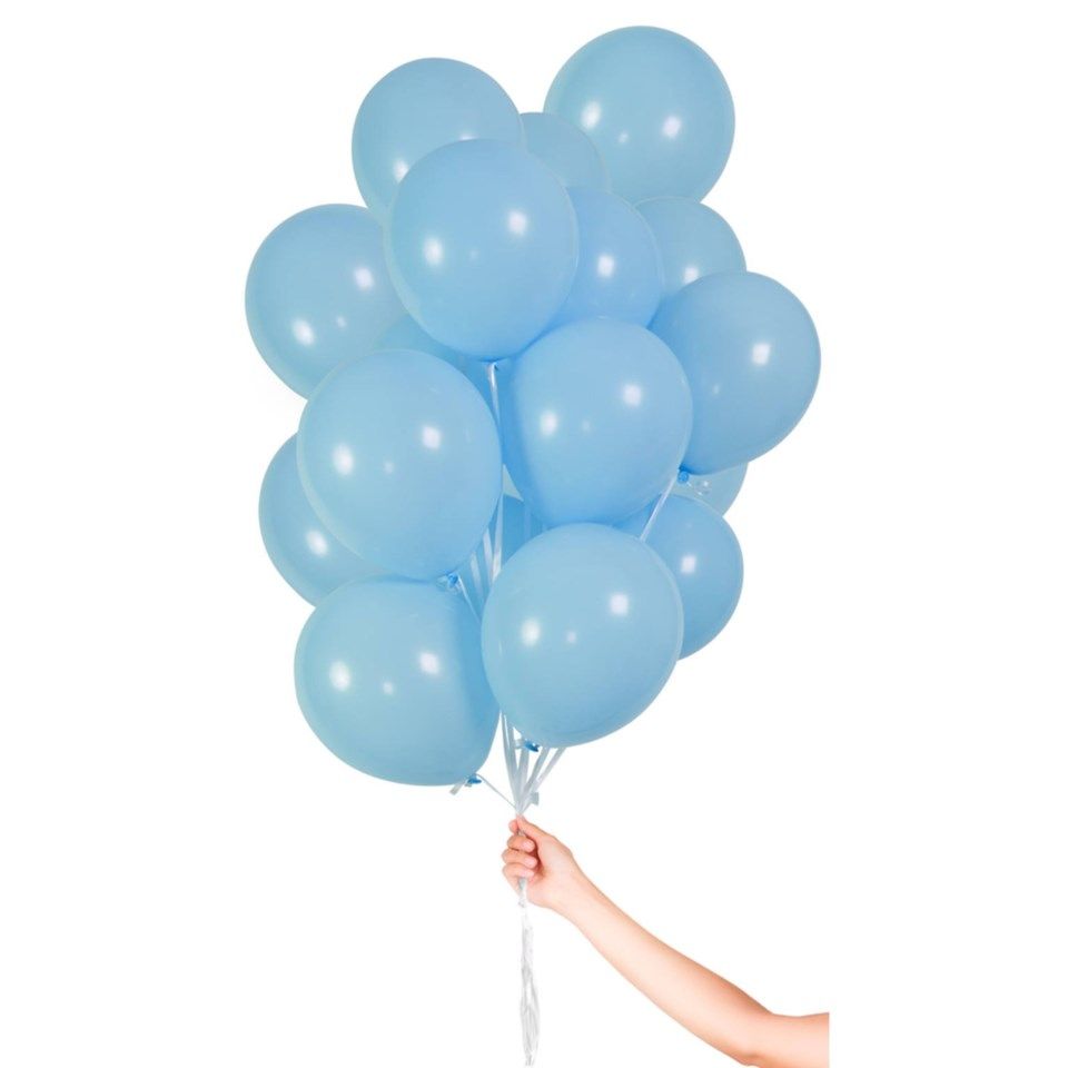 Ballonger 30-pack Ljusblå
