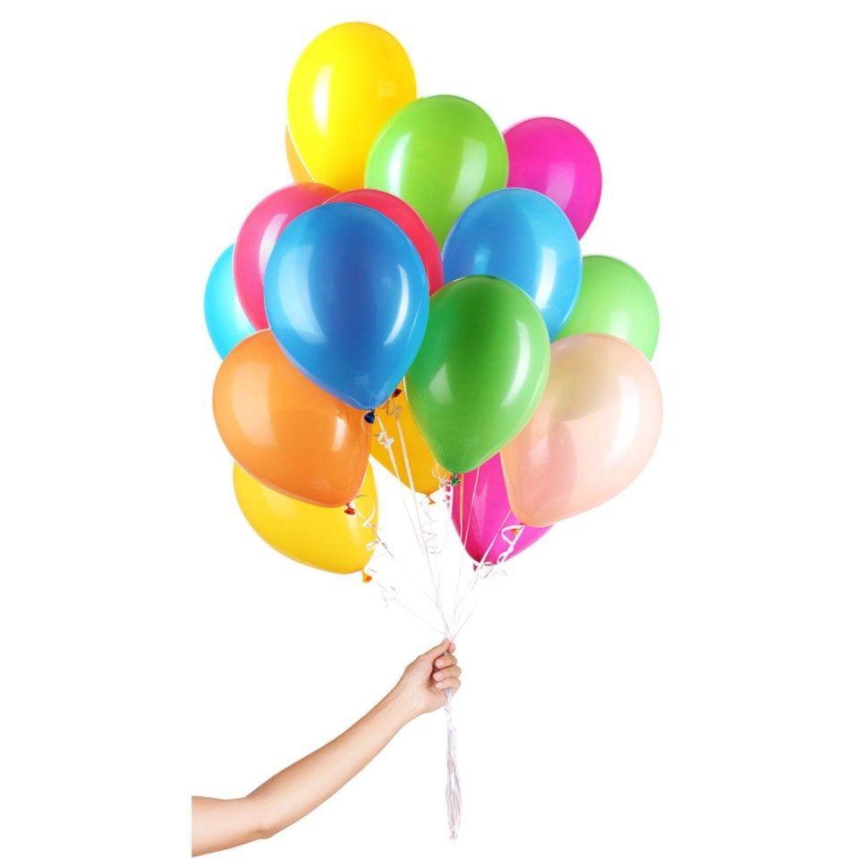 Ballonger i blandede farger 50-pk.