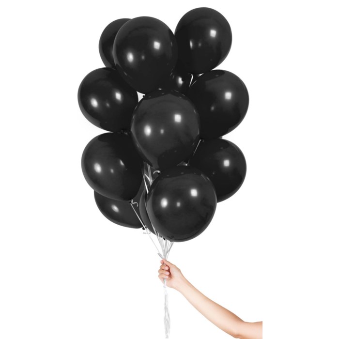 Ballonger 30-pack Svart