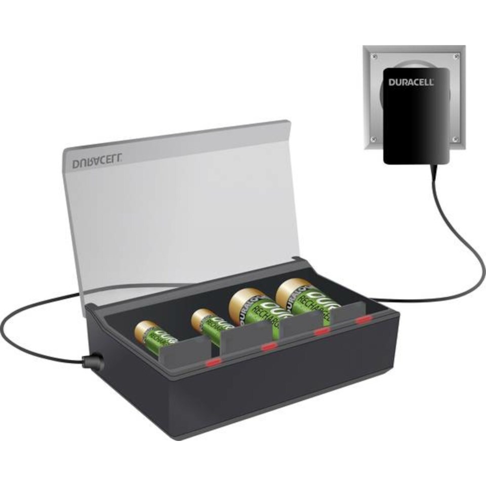 Duracell Multi Charger Batteriladdare med övervakning