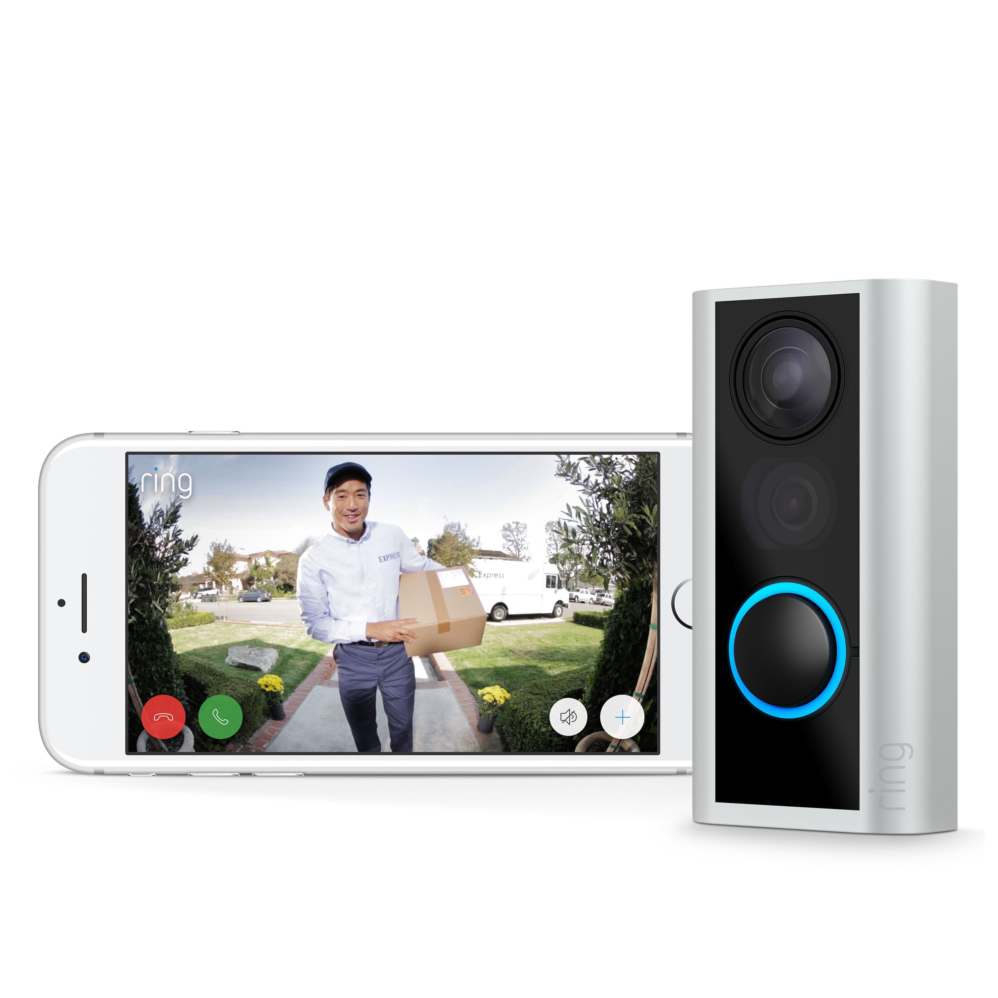 Ring Door View Cam Dørklokke med kamera Smart dørklokke