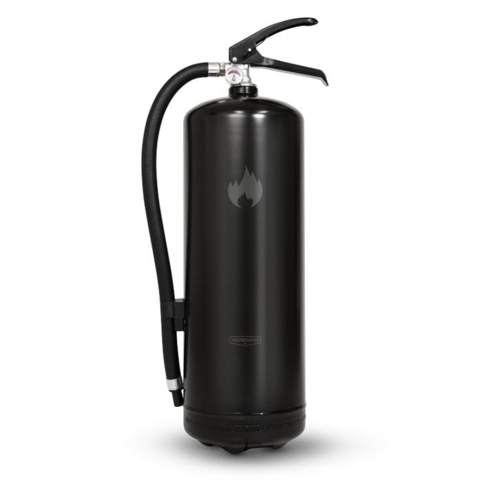 Housegard Brandsläckare Design Edition med pulver 6 kg Svart