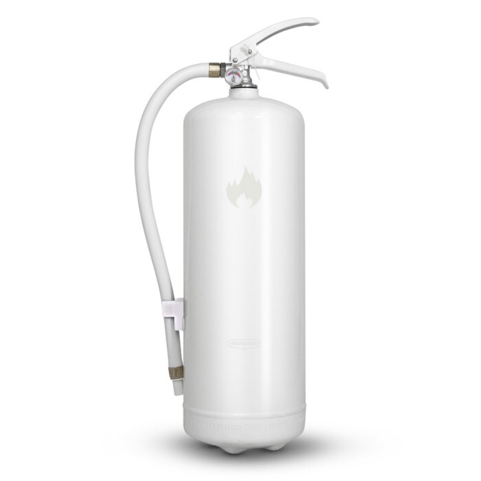 Housegard Brandsläckare Design Edition med pulver 6 kg Vit