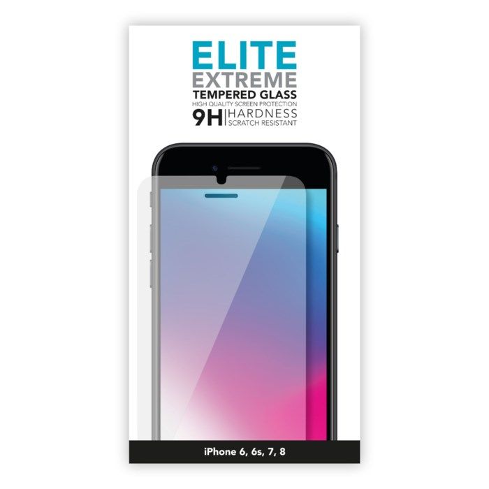 Linocell Elite Extreme Skärmskydd för iPhone 6 6s 7 8 och SE (Gen. 1 och Gen. 2)