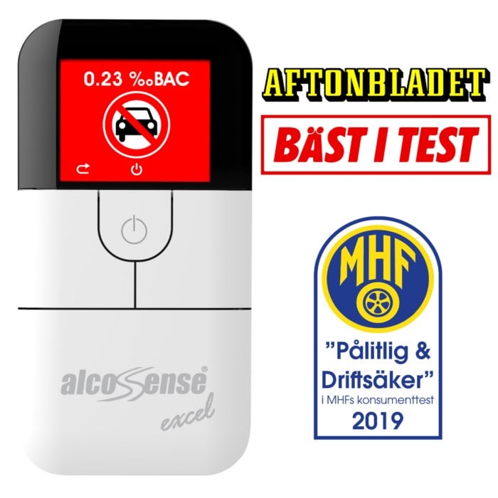 Alcosense Excel Alkomätare