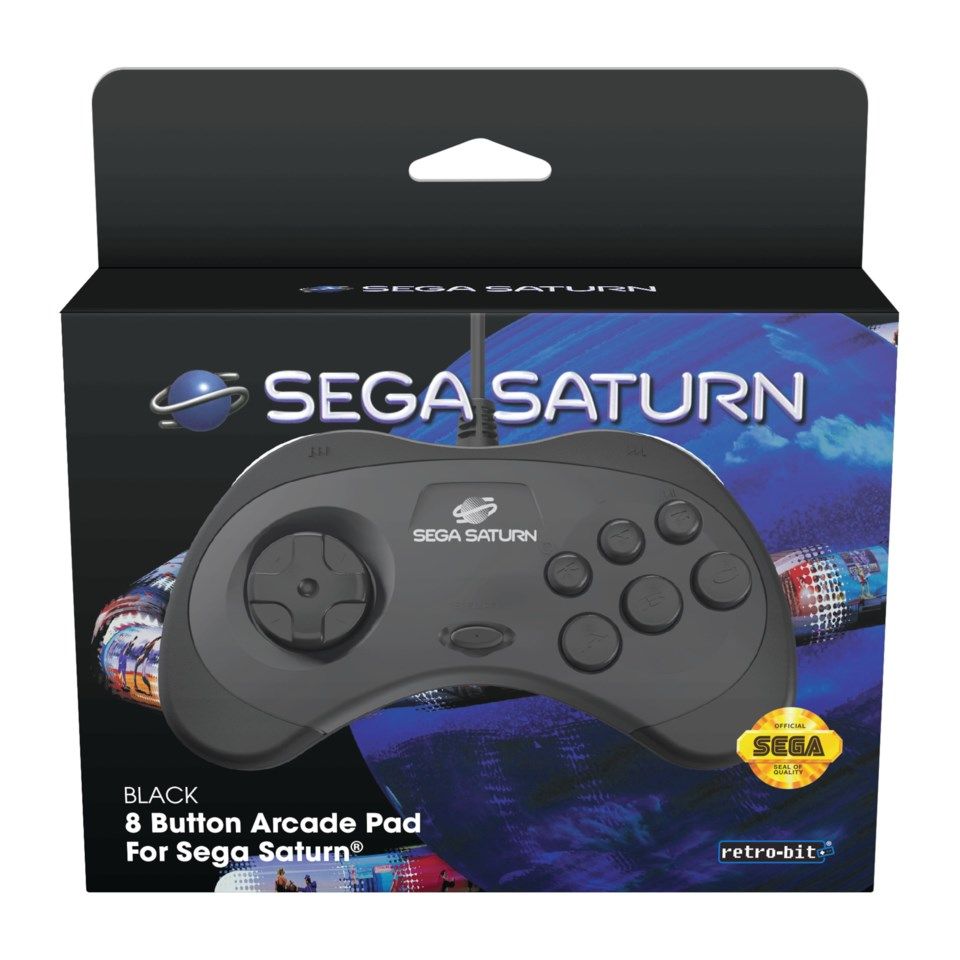 Retro-bit Håndkontroller til Sega Saturn