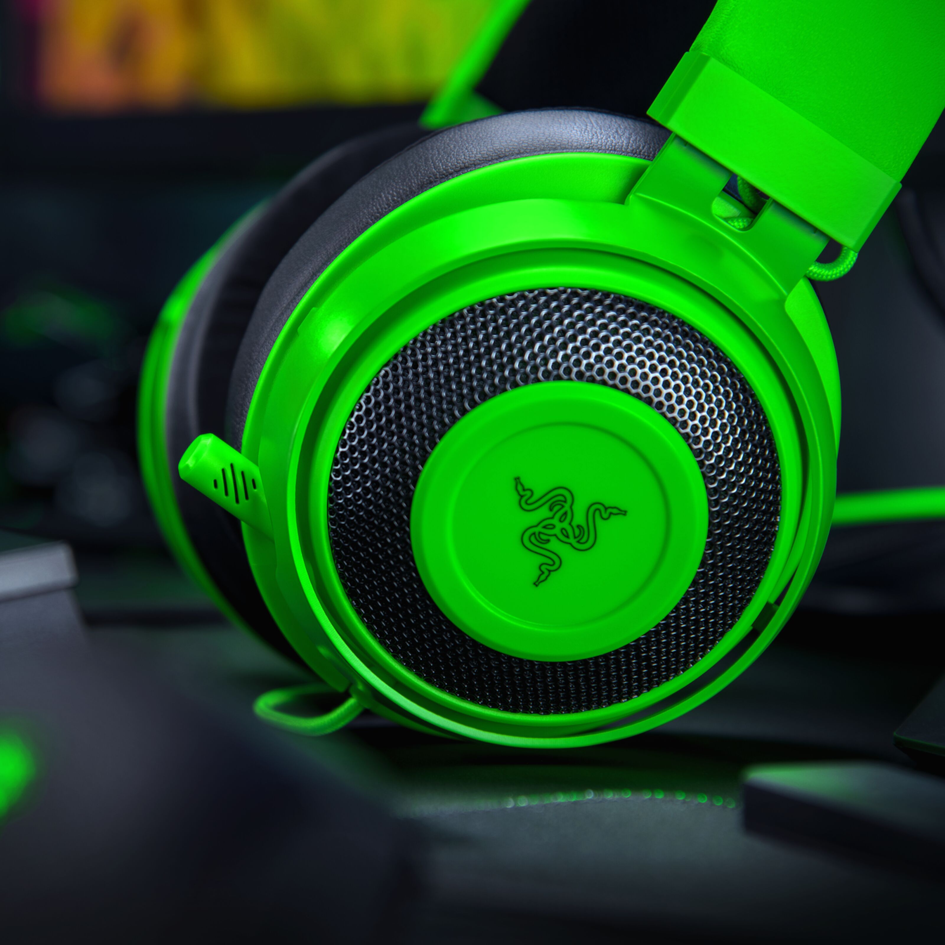 Razer Kraken V3 Green Gamingheadset Datorheadset