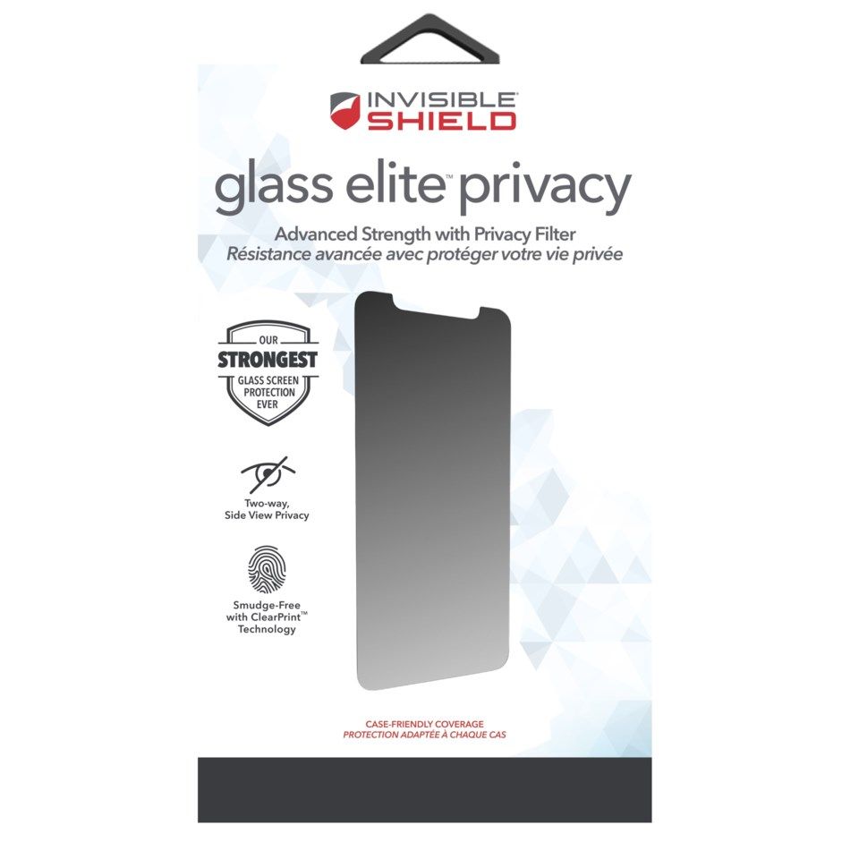 Invisible Shield Glass Elite Privacy Skjermbeskytter for iPhone 11