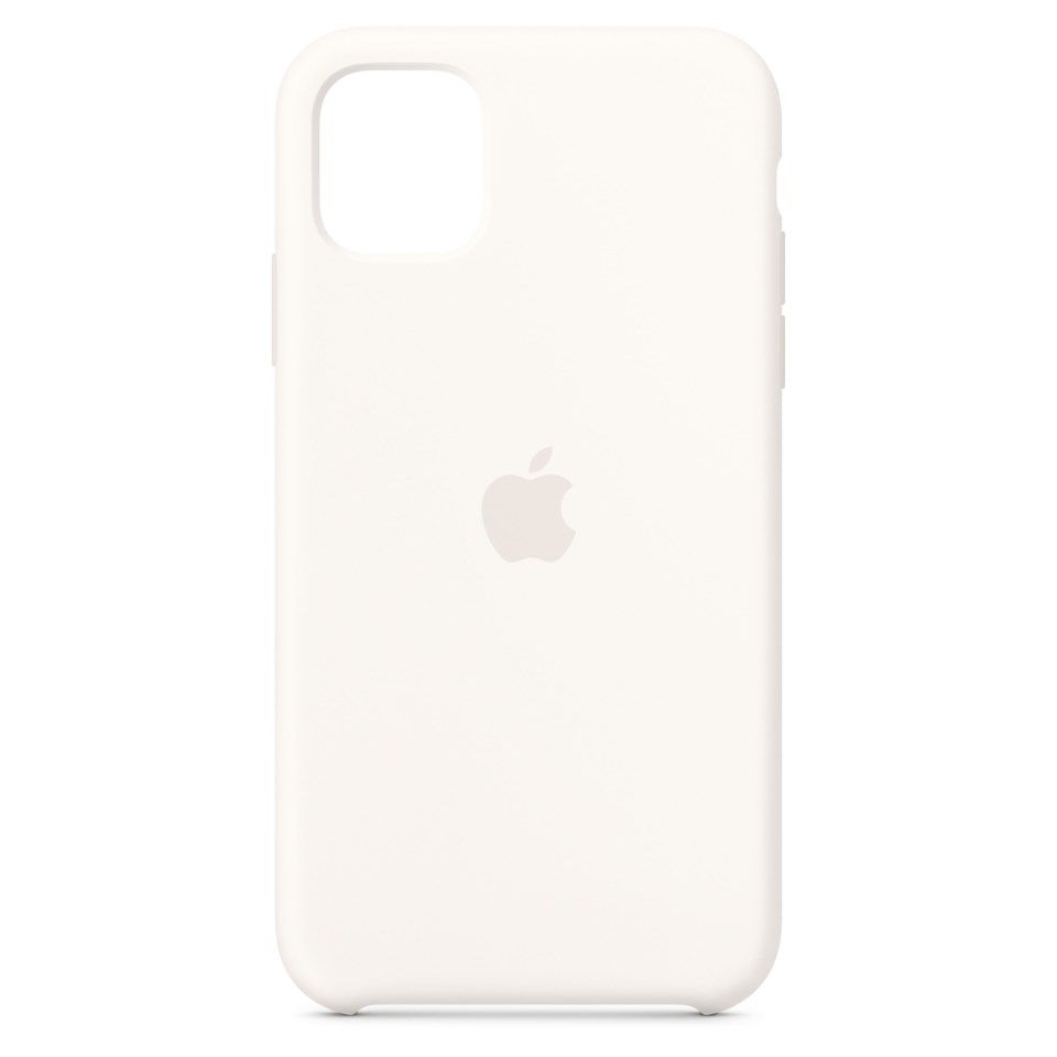 Apple Silikondeksel til iPhone 11 Hvit