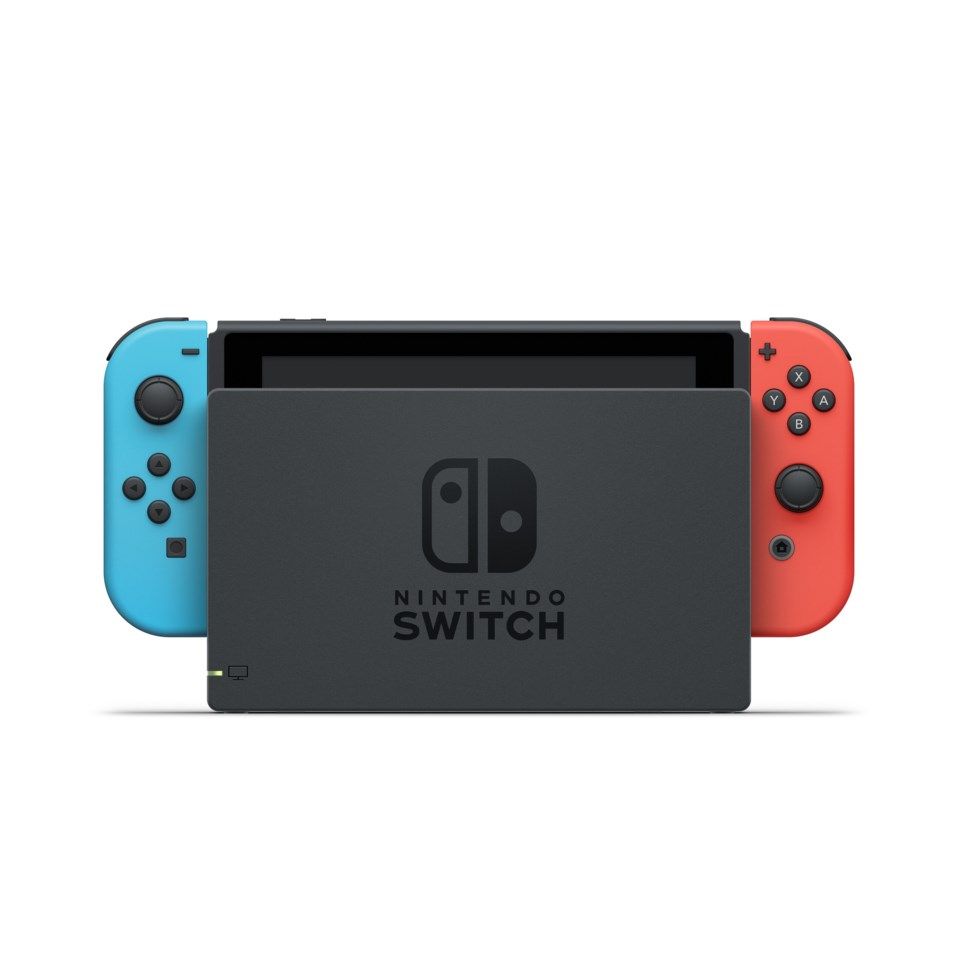 Nintendo Switch (2019) Spillkonsoll 6,2” Rød/Blå