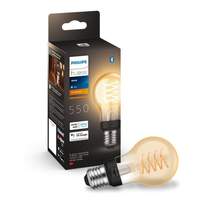 Philips Hue Filament A60 Smart LED-lampa E27 550 lm