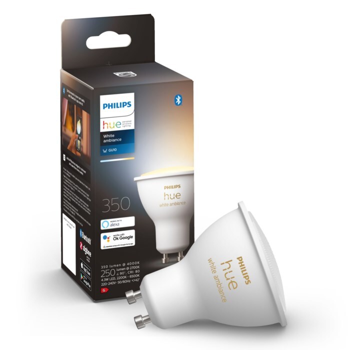 Philips Hue Ambiance Smart LED-lampa GU10 350 lm 1-pack