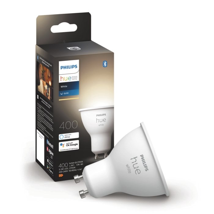 Philips Hue White Smart LED-lampa GU10 400 lm 1-pack