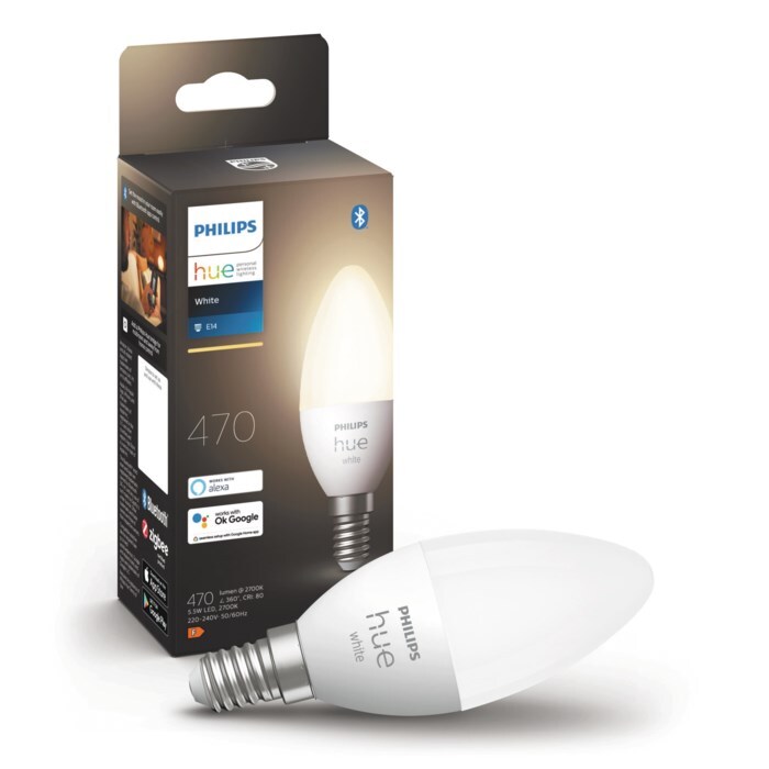 Philips Hue White Smart LED-lampa E14 470 lm 1-pack