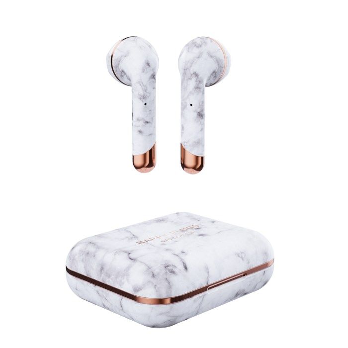 Happy Plugs Air 1 Trådløst headset Hvit marmor