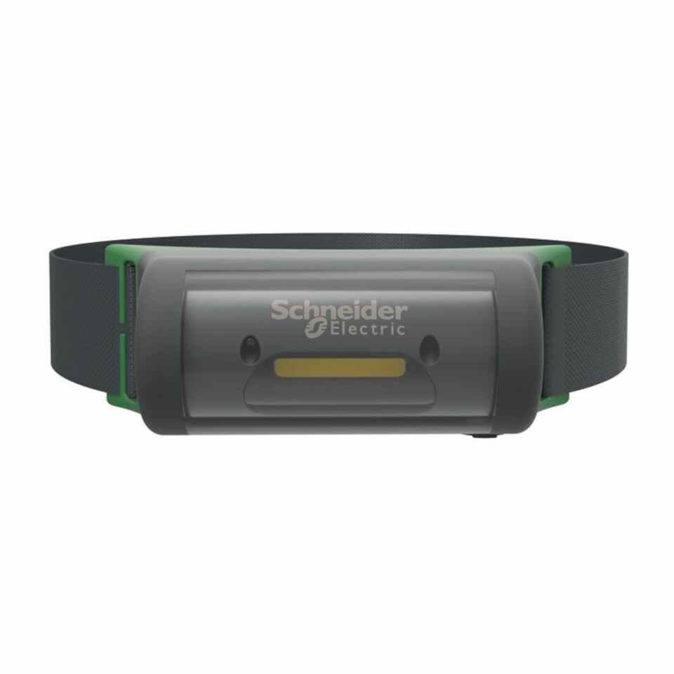 Schneider Electric Oppladbar hodelykt 200 lm