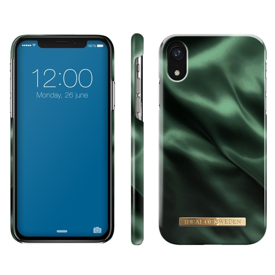IDEAL OF SWEDEN Emerald Satin Mobilskal för iPhone XR
