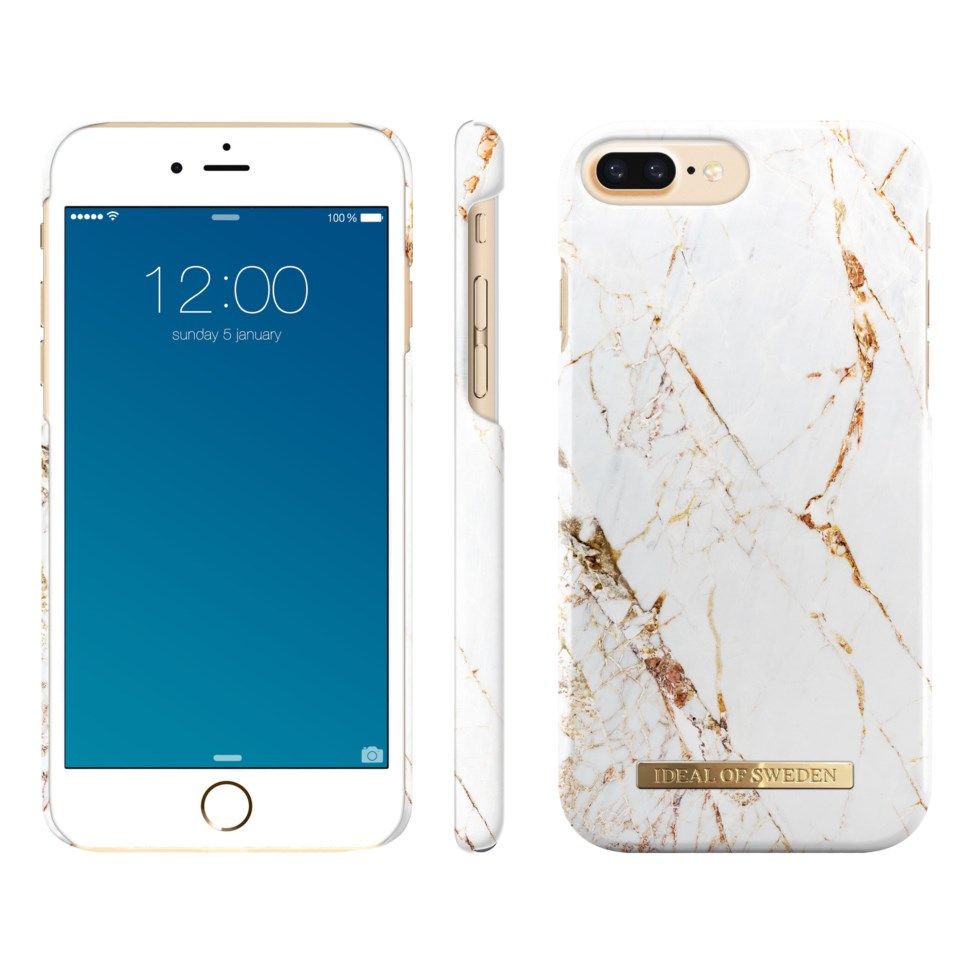 IDEAL OF SWEDEN Carrara Gold Mobilskal för iPhone 6, 7 och 8 Plus-serien