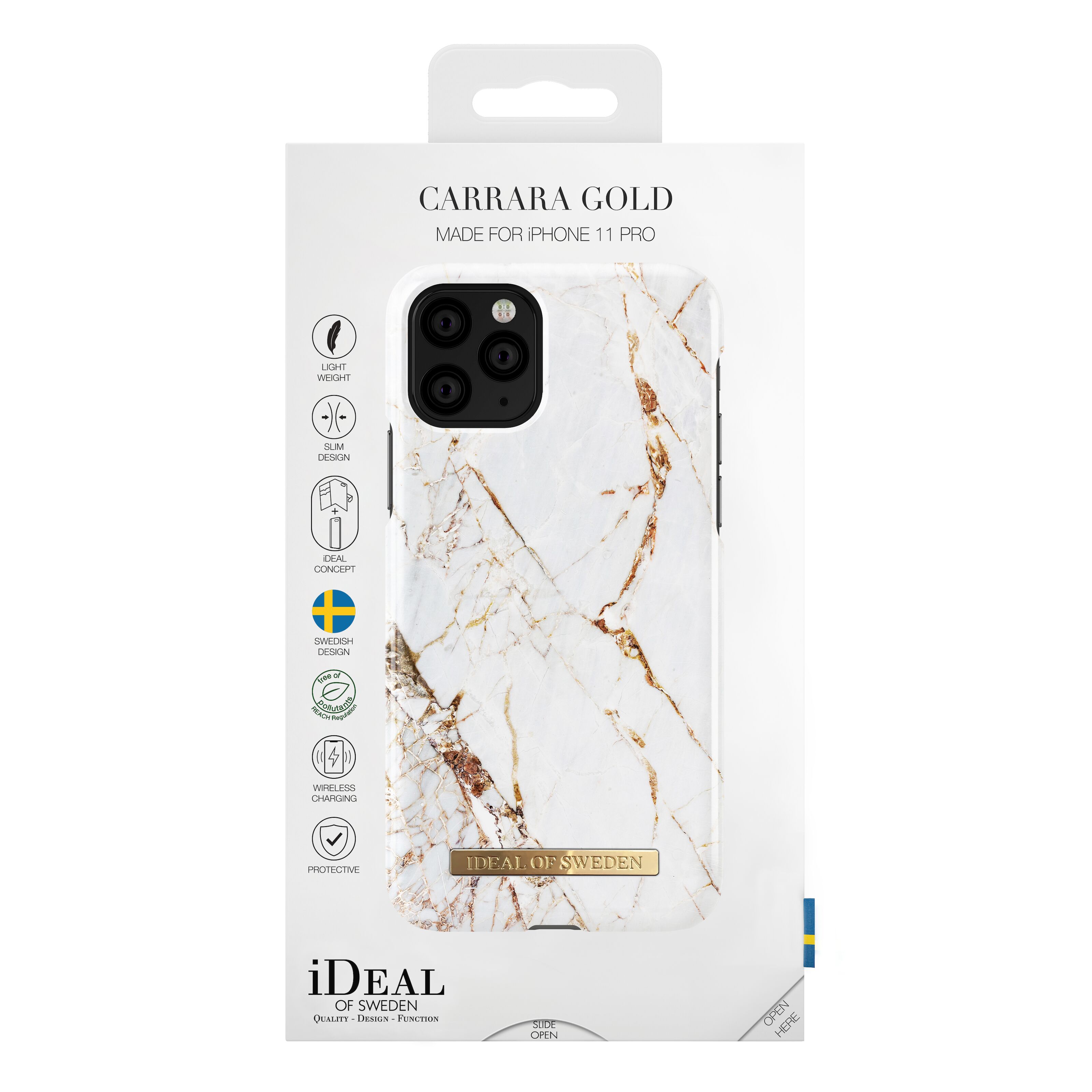 IDeal Of Sweden Carrara Gold Cover Per IPhone 12 Pro Max - Custodia Fashion Con Stampa Unica - 4
