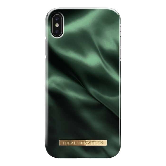 IDEAL OF SWEDEN Emerald Satin Mobilskal för iPhone Xs Max