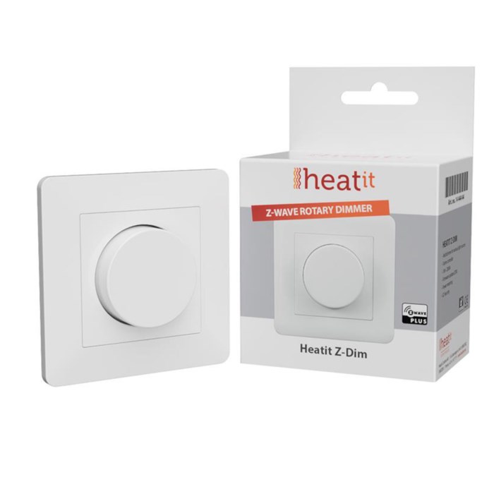 Heatit Z-Dim Z-Wave dimmer Vit