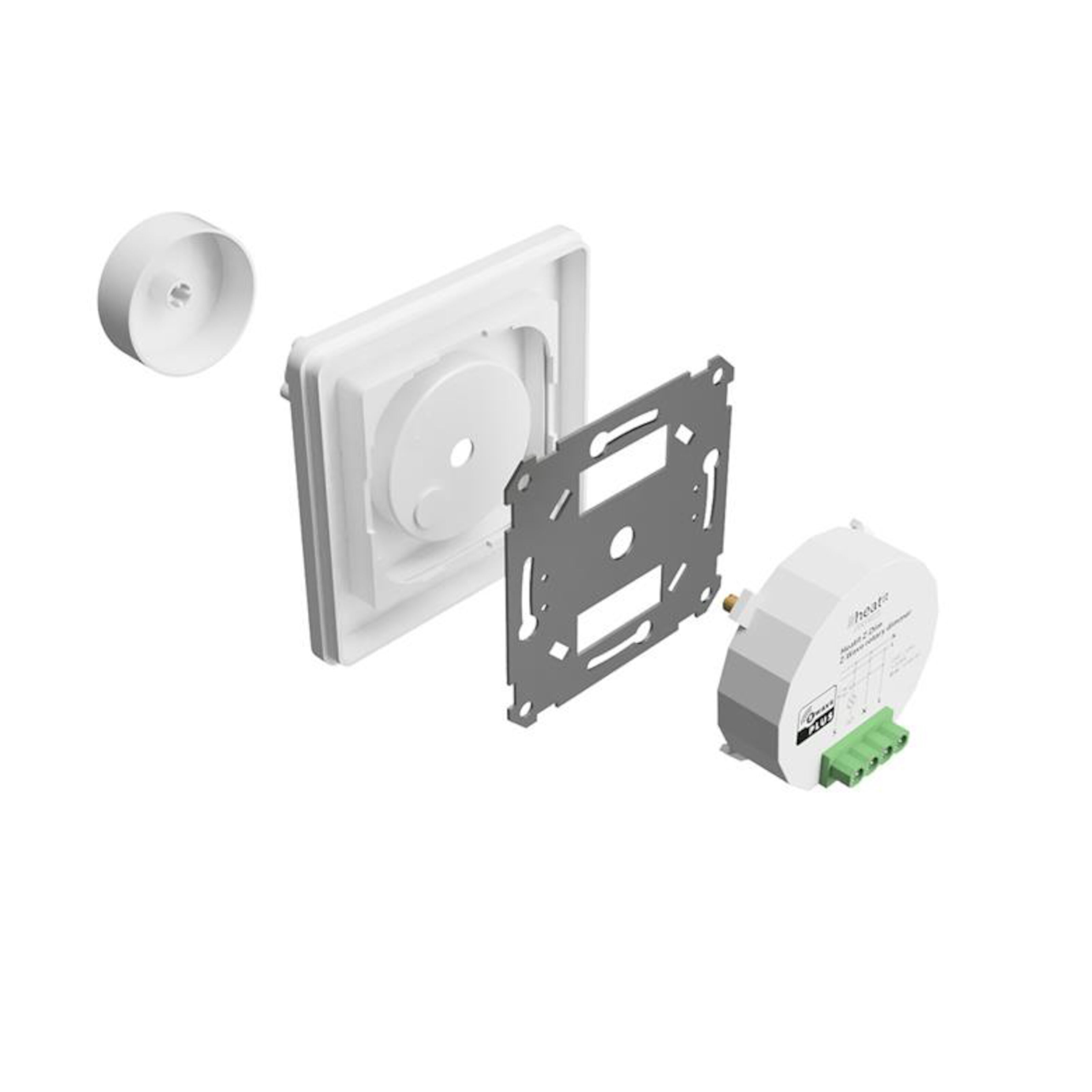 Heatit ZDim ZWavedimmer Hvit Smarte energimåler