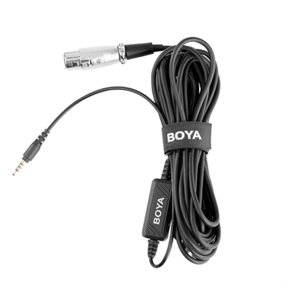 Boya BY-BCA6 Mikrofonadapter XLR til 3,5 mm