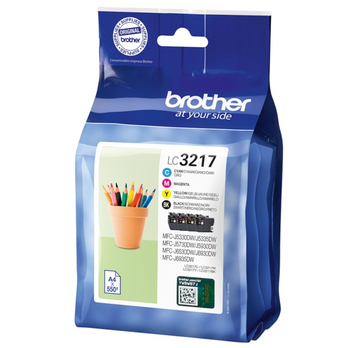 OrginalBrother LC3217 Bläckpatroner 4-pack