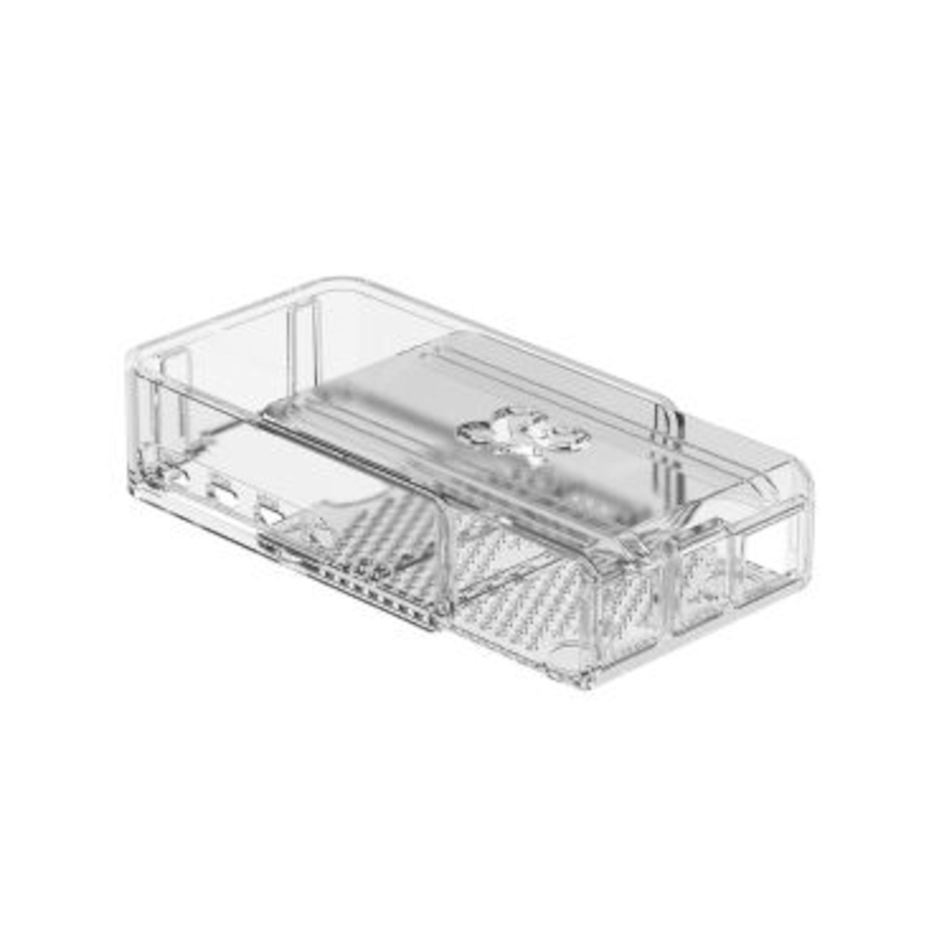 Kabinett for Raspberry Pi 4 Model B Transparent