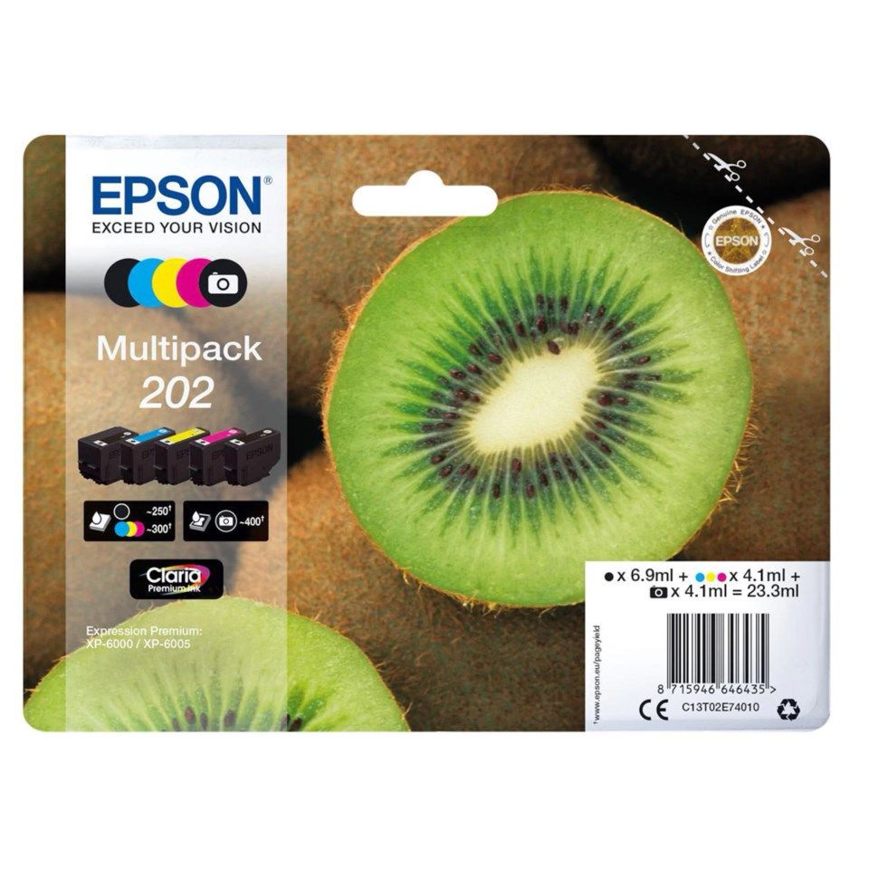 Epson T02E7 Bläckpatroner 5-pack