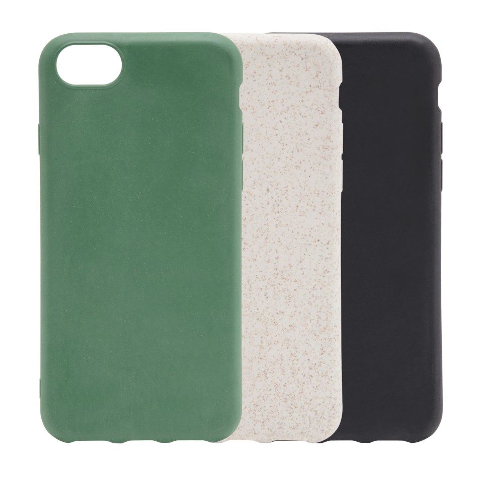 Linocell Biodegradable Mobilskal av halm för iPhone 6, 7, 8 Grön