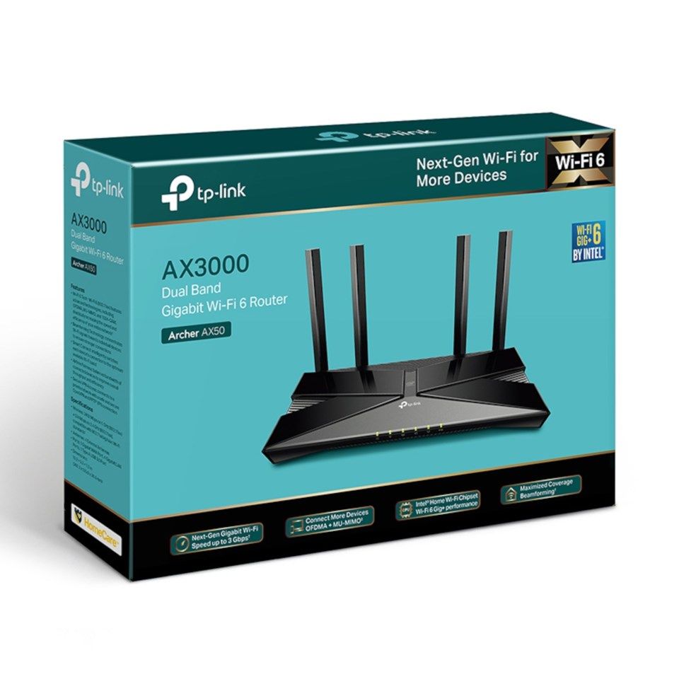 TP-link Archer AX50 Trådlös router AX3000