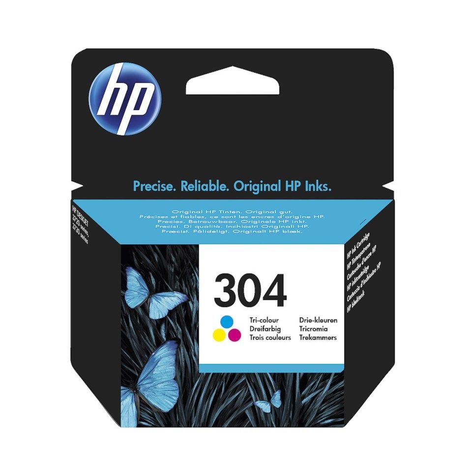 HP 304 Blekkpatron - Flere farger