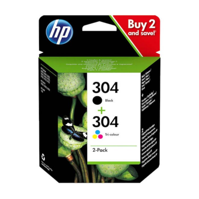 HP 304 Bläckpatroner 2-pack