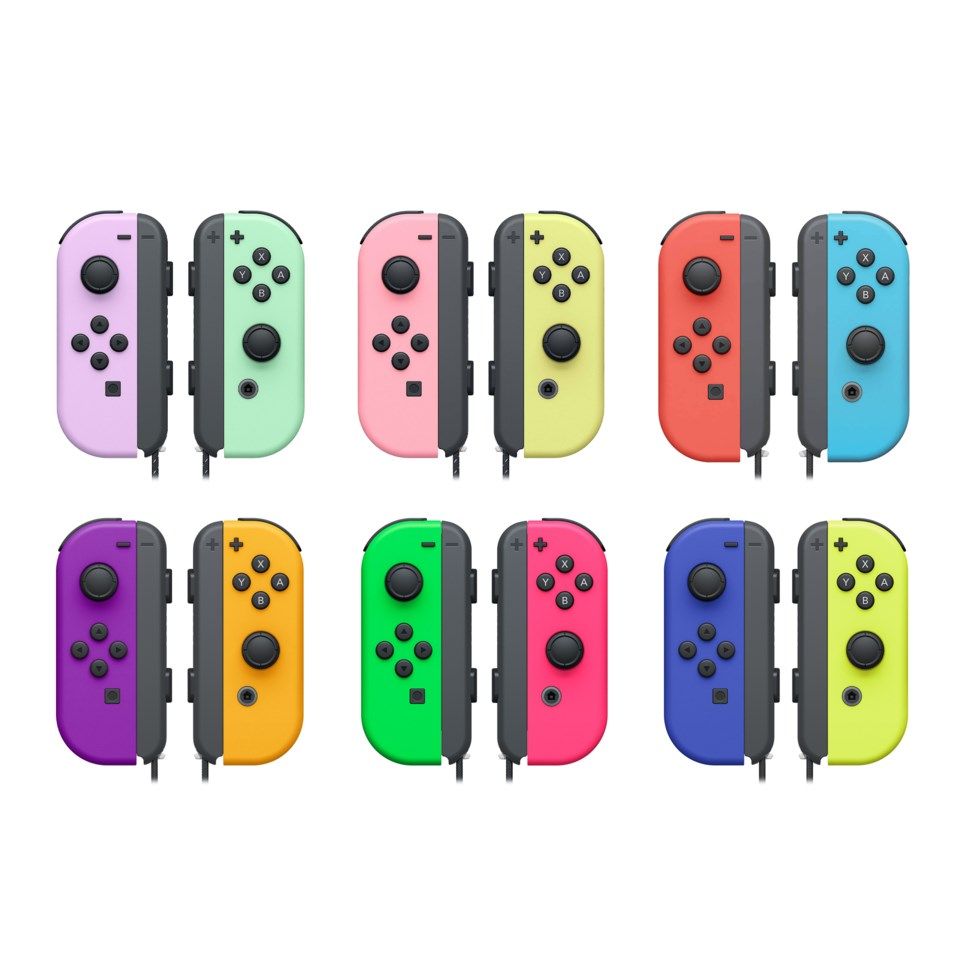 Nintendo Joy-Con Pair Håndkontroller Rosa/Grønn
