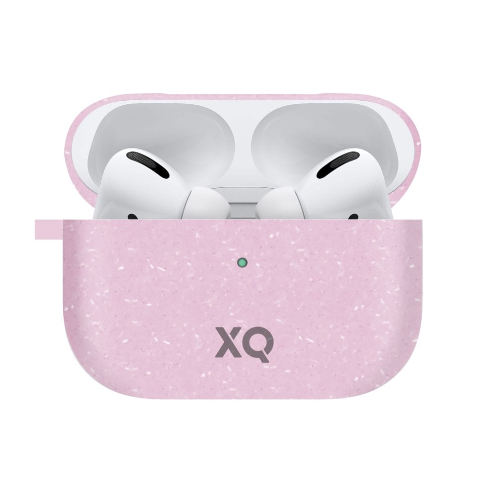 Xqisit Komposterbart etui for Airpods Pro (Gen 1, 2019) Rosa