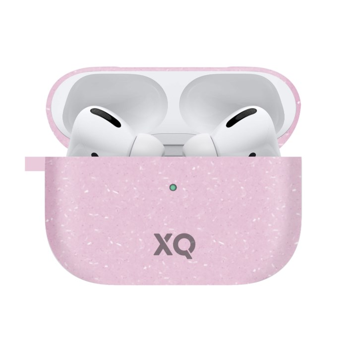 Xqisit Komposterbart fodral för Airpods Pro Rosa