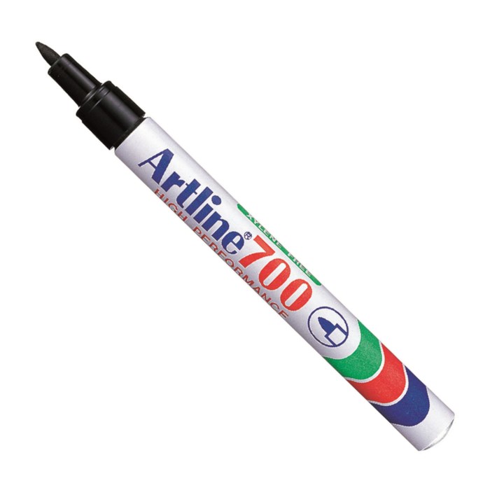 Artline Permanent märkpenna EK-700 svart