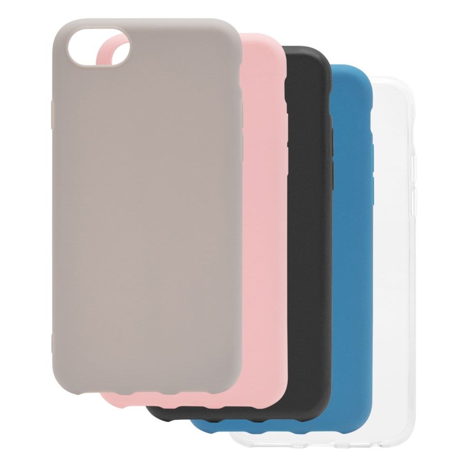 Linocell Second skin 2.0 Mobilskal för iPhone 6, 7, 8 och SE Rosa
