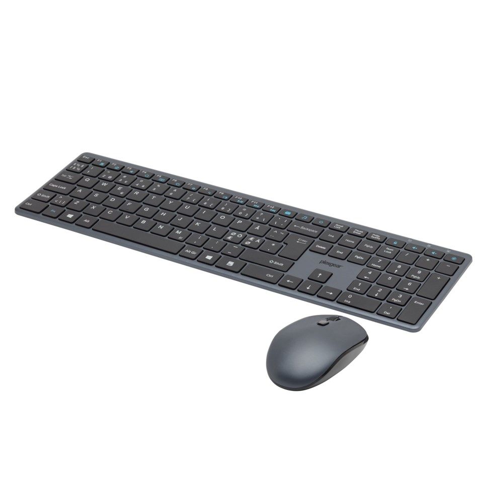 Plexgear KM-Silent Trådlöst tangentbord och mus