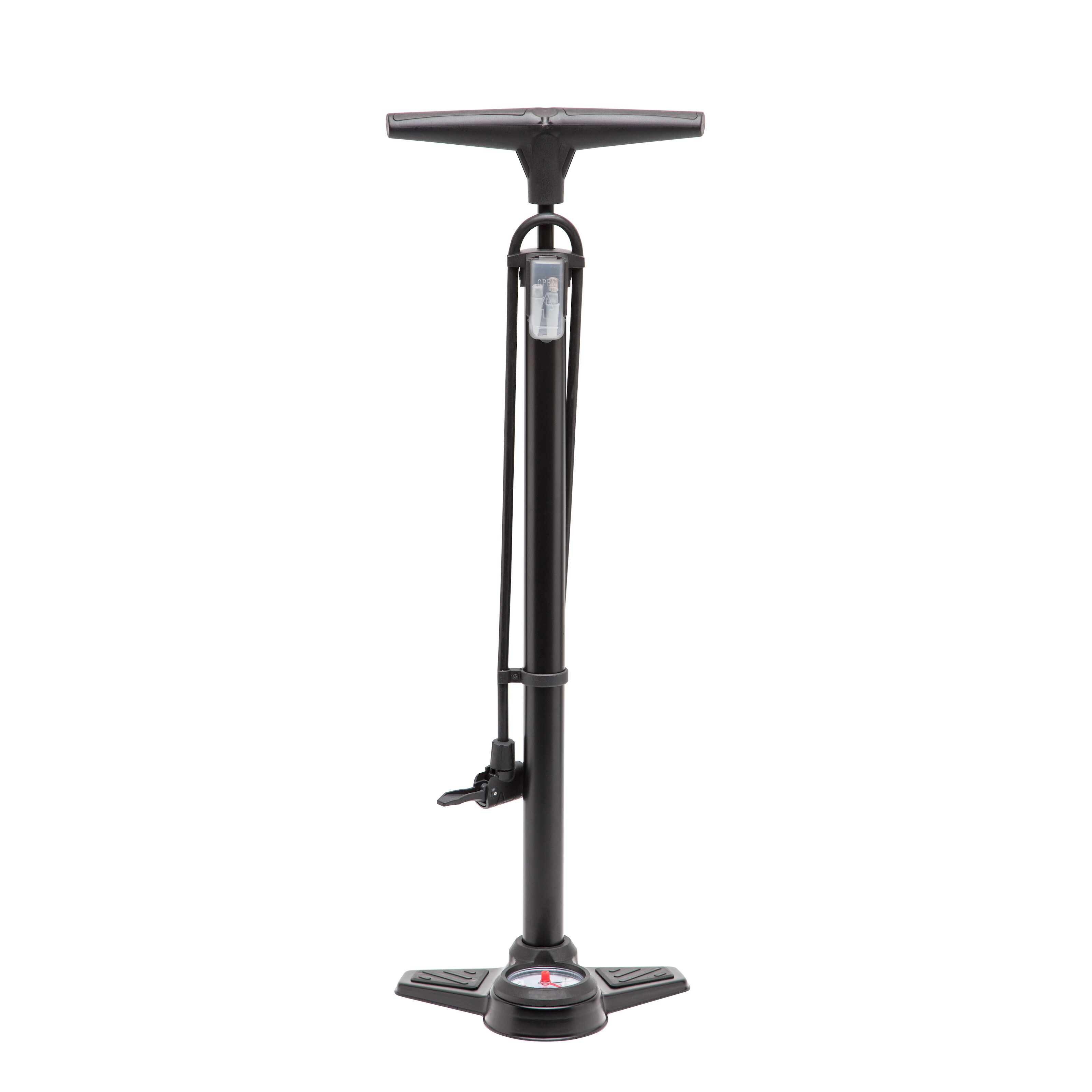 Luxorparts Cykelpump med tryckmätare