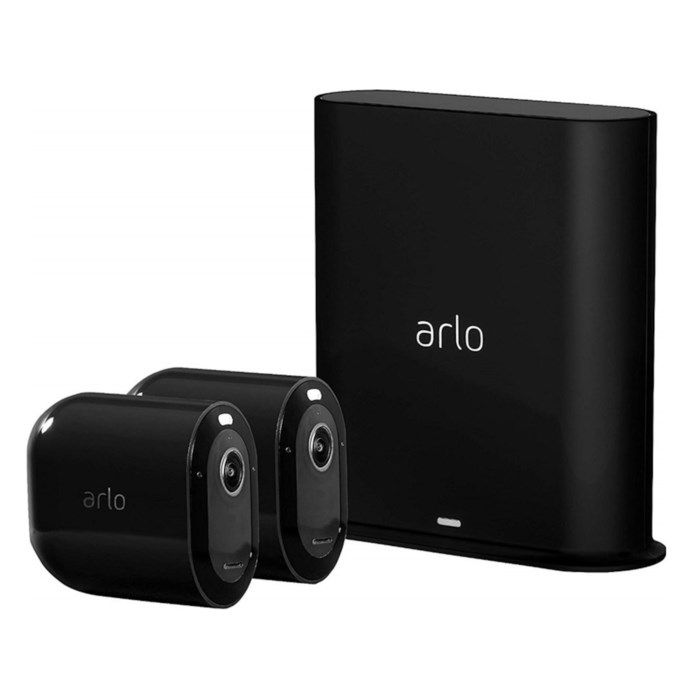 Arlo Pro 3 Övervakningssystem svart med två kameror