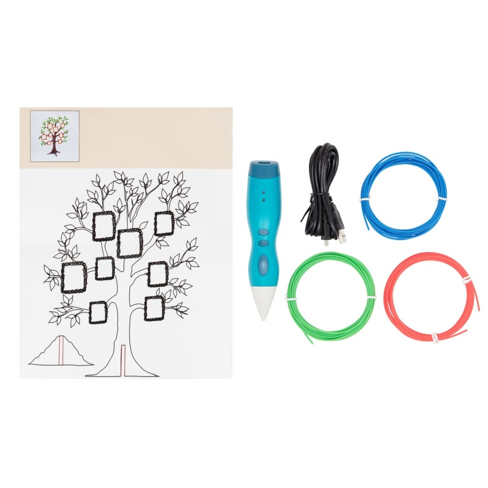 Playknowlogy Uppladdningsbar 3D-penna startkit