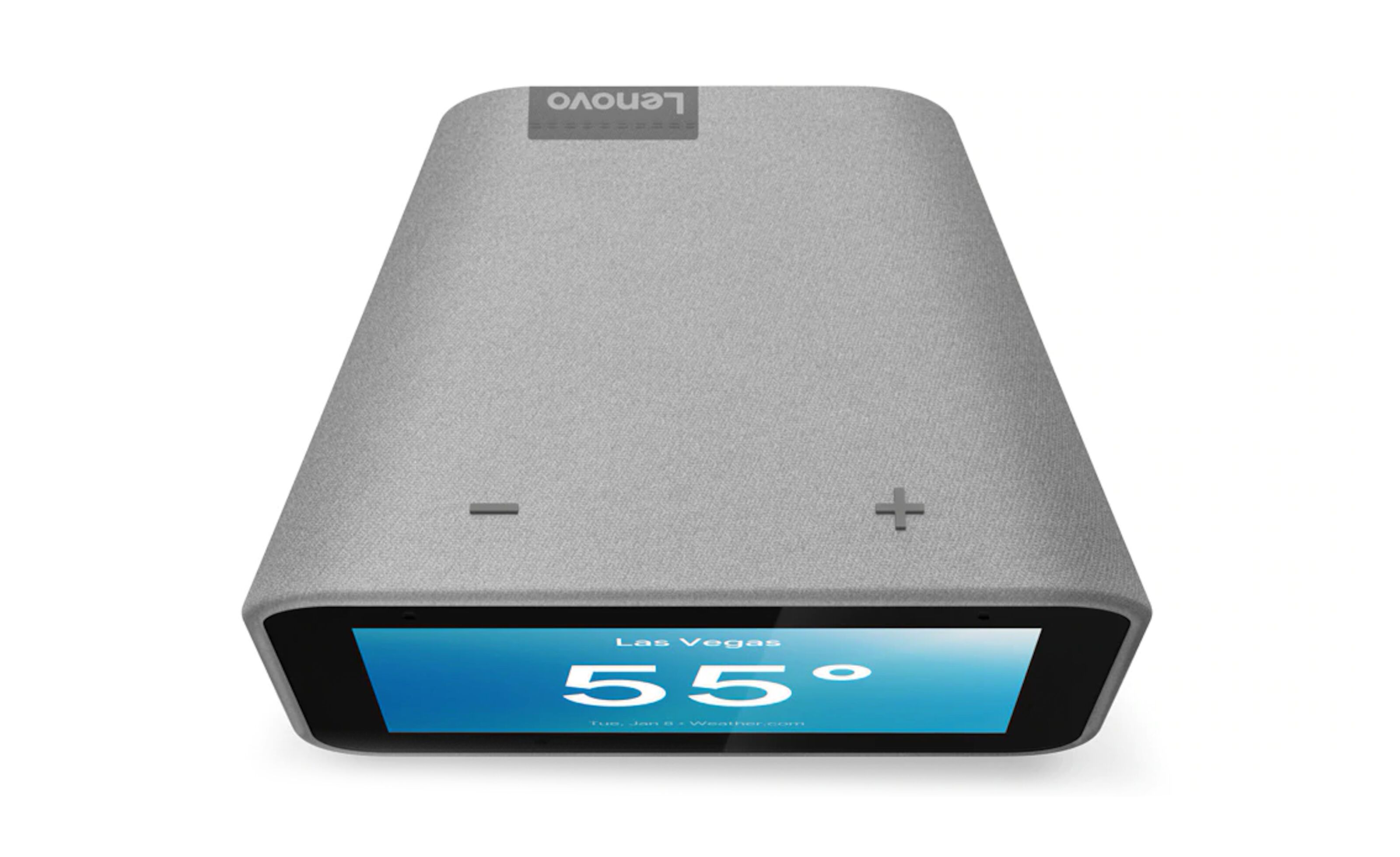 Lenovo Smart Clock Väckarklocka med Google Assistant Röstassistenter