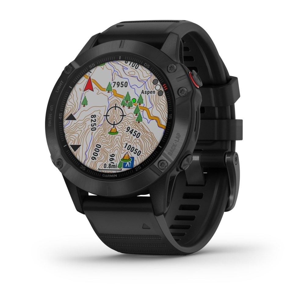 Garmin Fenix 6 Pro GPS-klokke med pulsmåling Svart