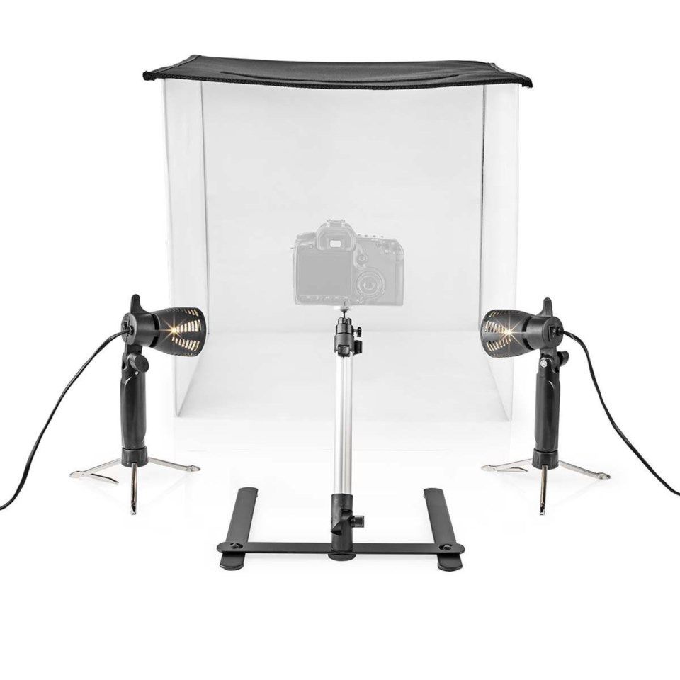 Lystelt for produktfotografering - LED 60x60 cm