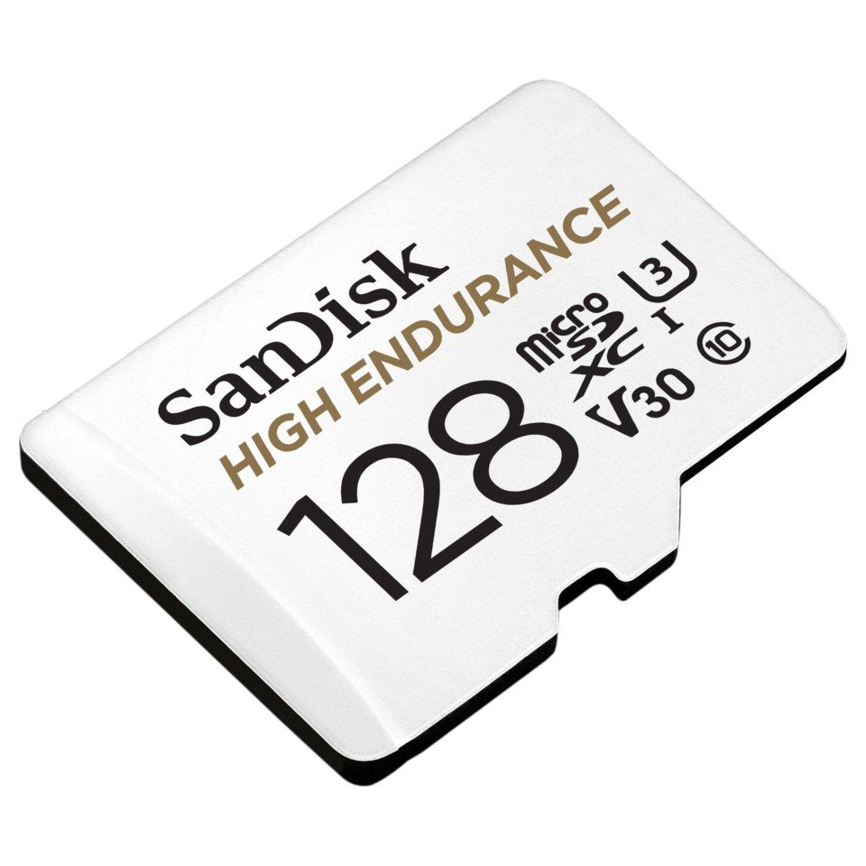 Sandisk High Endurance Micro-SD-kort 128 GB