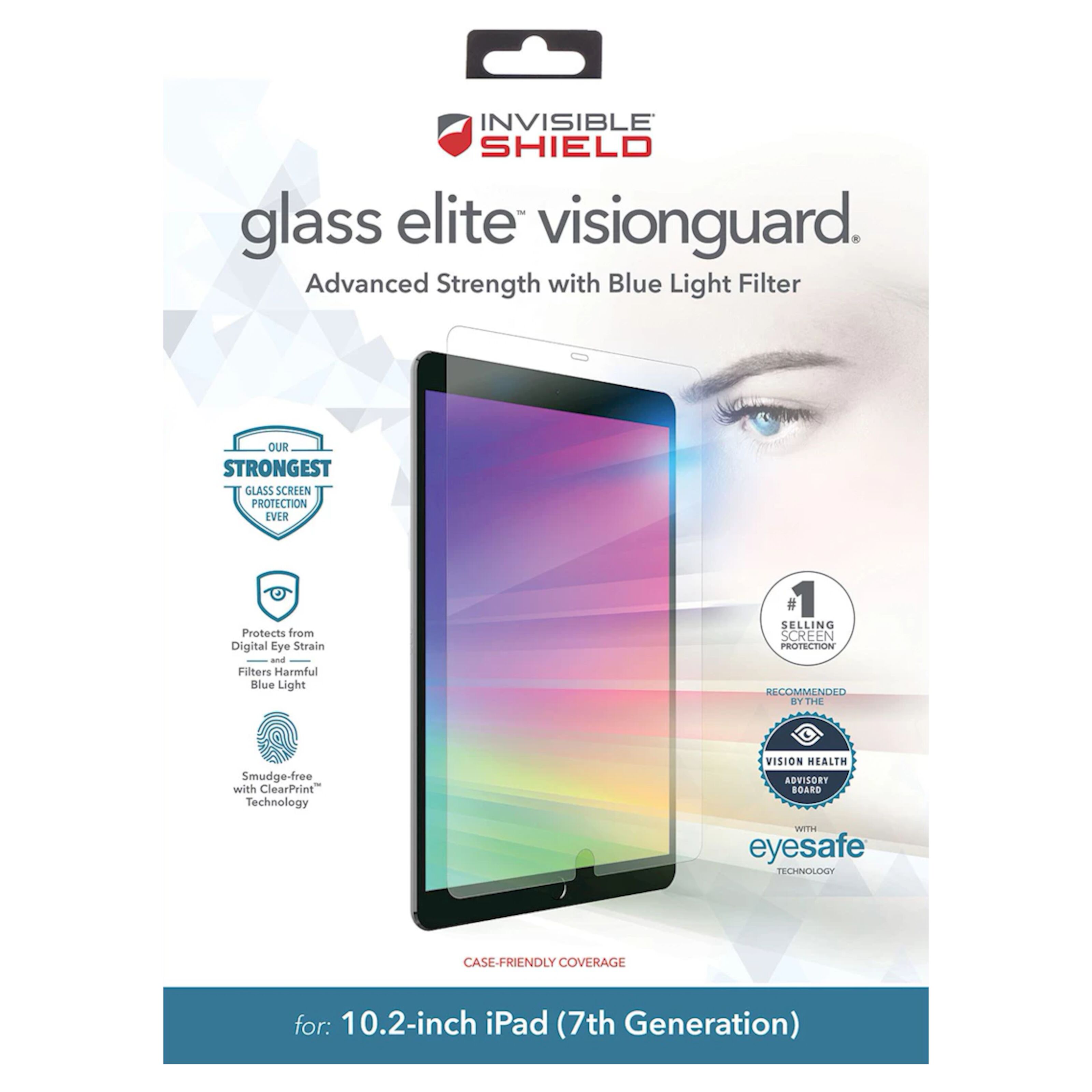 Invisible Shield Glass Elite Visionguard Skärmskydd för iPad 10,2
