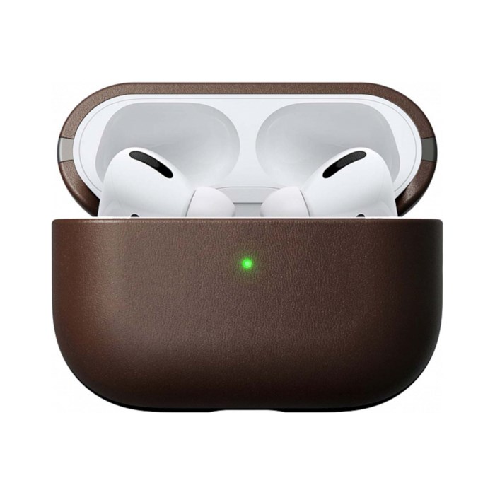 Nomad Rugged Airpods Pro-fodral (Gen 1, 2019) Brun